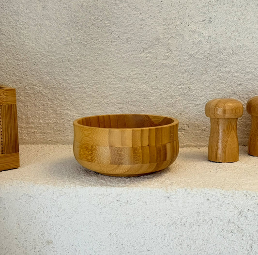 Bambu Yuvarlak Küçük Boy Kase 13 Cm