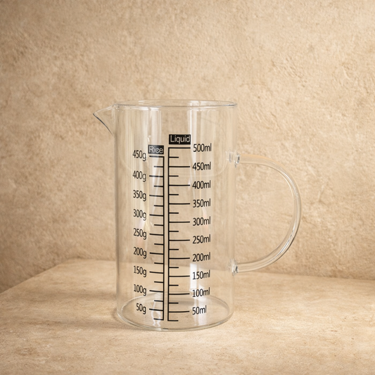 Tully Borosilikat Cam Ölçü Bardağı 500 ml KOD:124