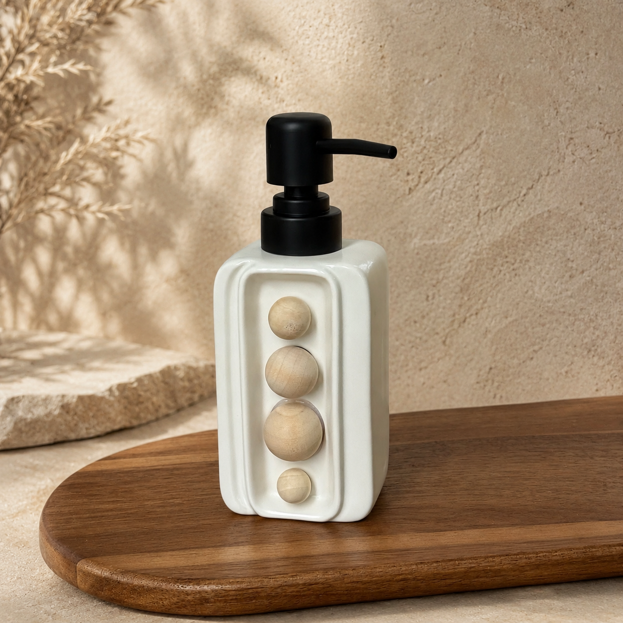Pera İnci Sıvı Sabunluk 260 ml Beyaz-Siyah KOD:8282