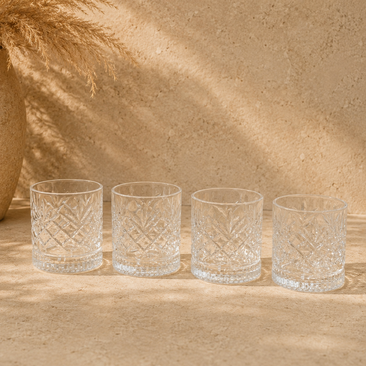Melony Kristal 4’lü Meşrubat Bardak Seti 220 ml KOD:14763