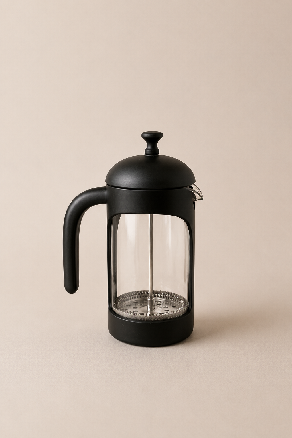 French Press 600 ml Siyah KOD:64603