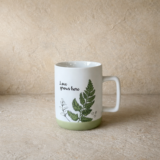 Tutku Porselen Kupa Büyük Boy 400 ML Açik Yeşil