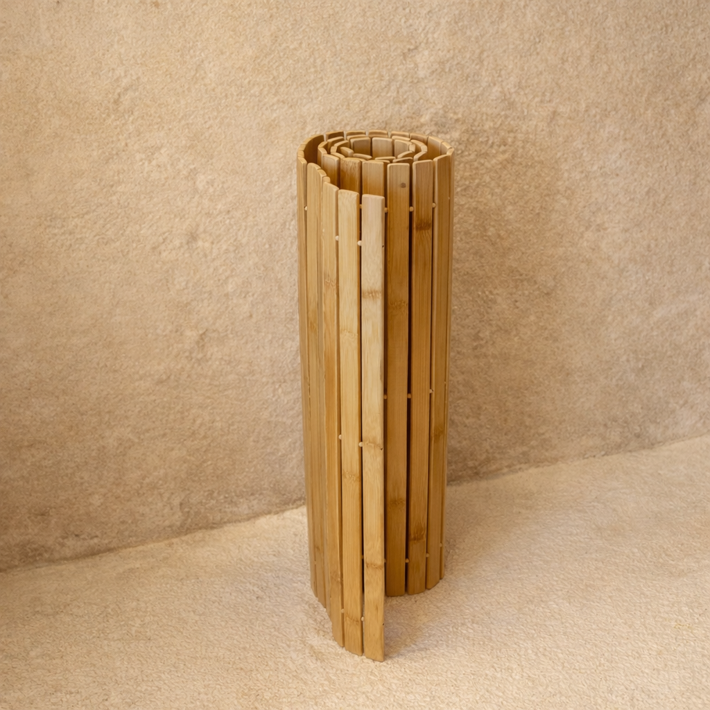 Bambu Mat Kaydırmaz Taban Büyük Boy 120x50 cm