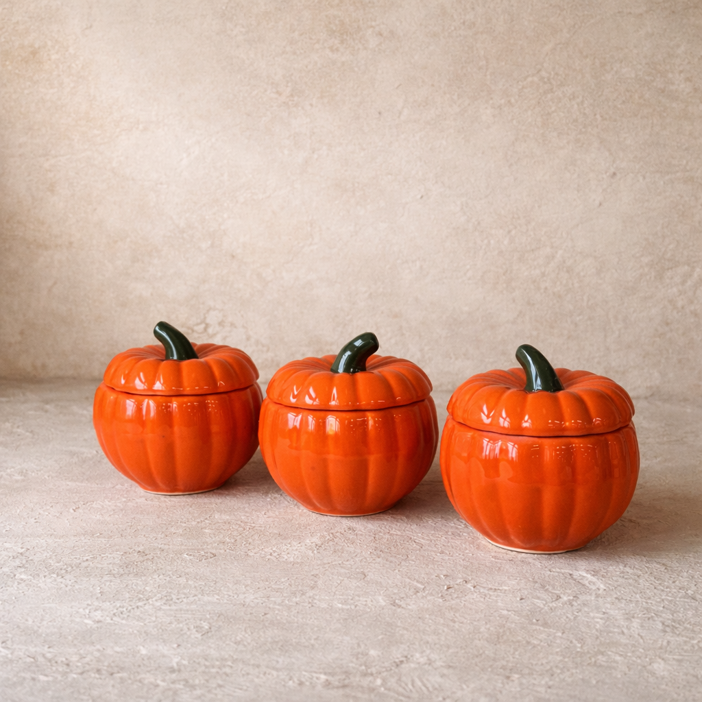 Pumpkin Bal Kabağı Baharatlık Seti 3 Adet