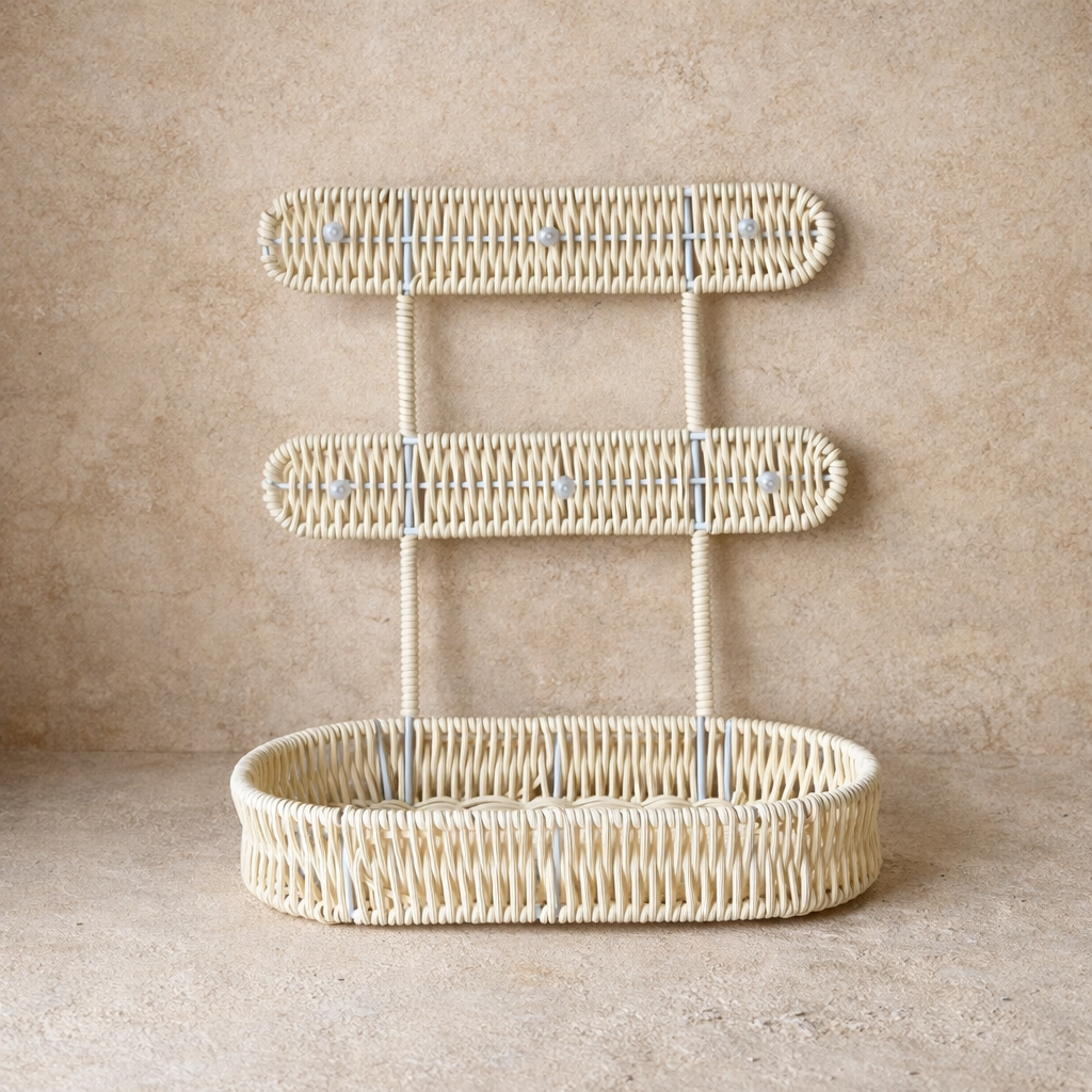 Evanev Rattan Fincan Askı Standı Naturel Kod:30479