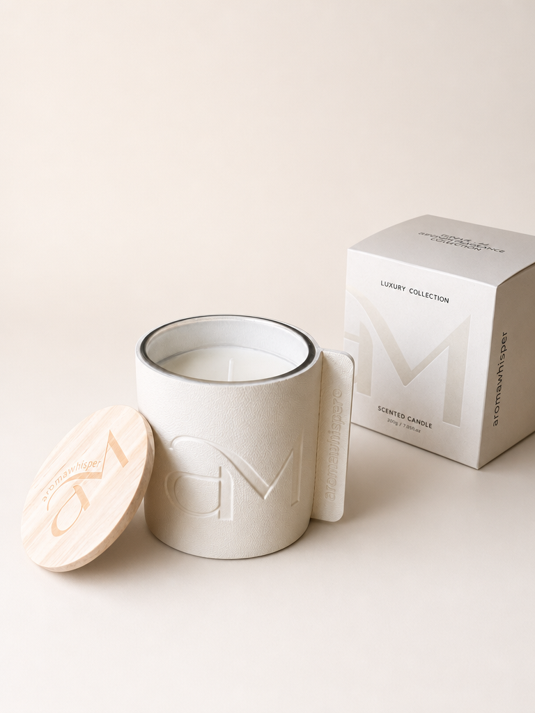 Candle Cam Bardak Deri Detaylı Mum Bergamot Kokulu KOD:1517