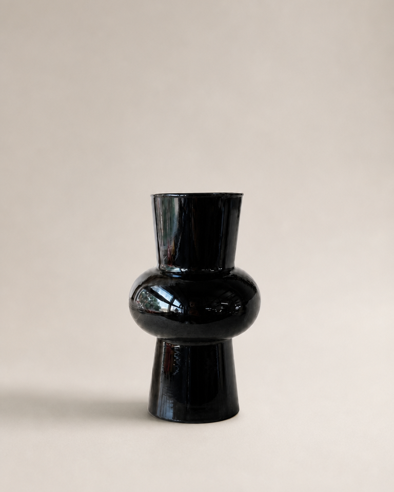Bohem Pinterest Cam Vazo 20 cm Siyah KOD:5113