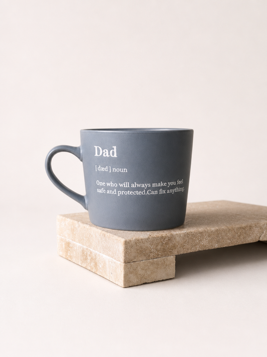 Dad Porselen Kupa Açık Gri 350 ml KOD:17871
