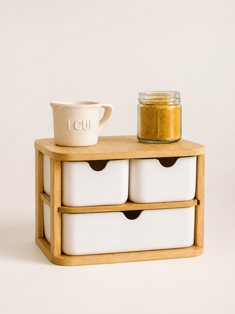 Decorev Bambu Standlı Organizer KOD:6711