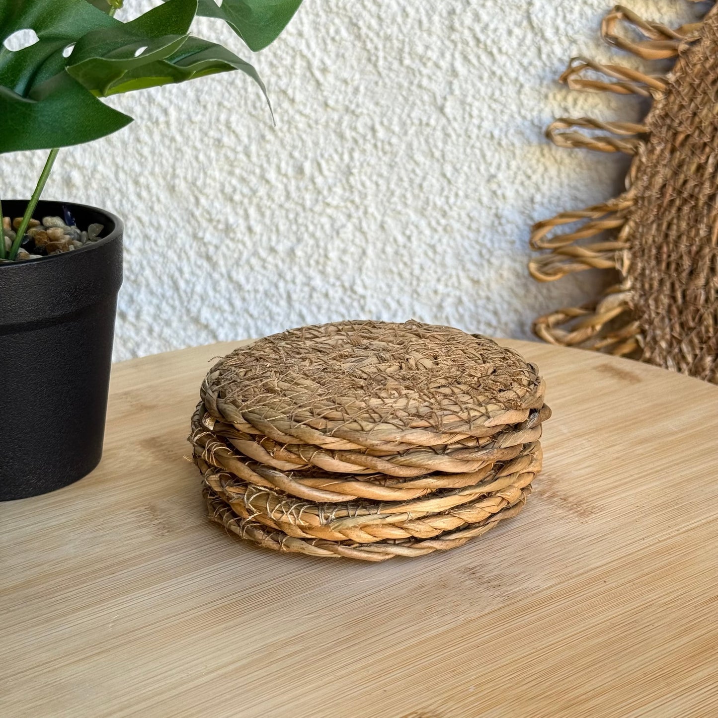 Lora Hasır Bardak Altlığı Set 6 Adet KOD:16401