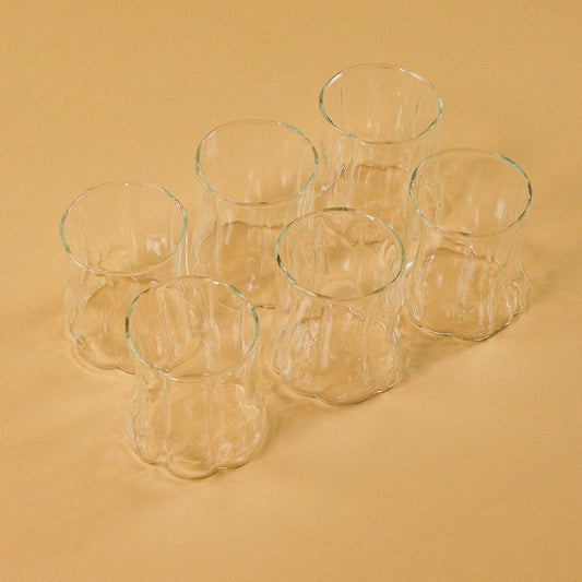 Zbern Odun Cam Bardağı 6 Adet Set 300 ml