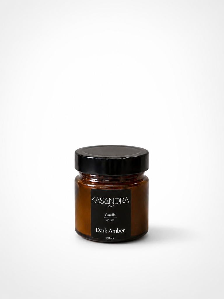 Kasandra Home Darka Amber Mum 250 ML (SİYAH)