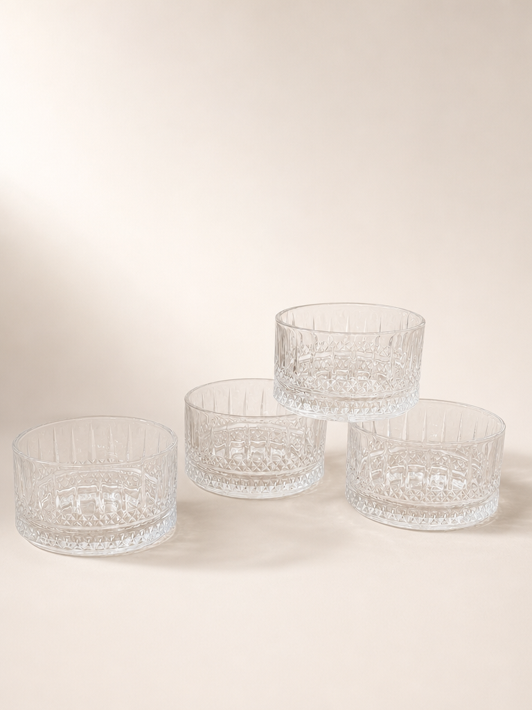 Lisboa Kristal Kase Set 4 Adet 220 ml KOD:14773