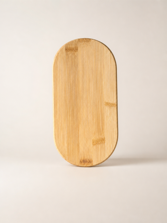 Molino Top Ayaklı Oval Bambu Sunumluk