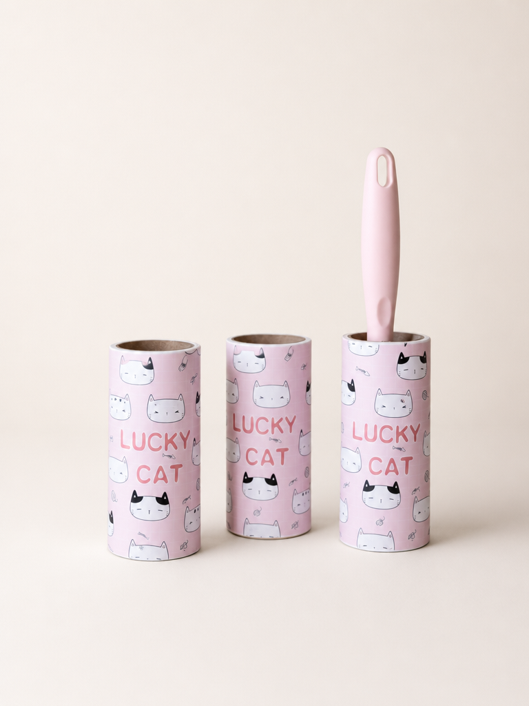 Savorlly 2 Yedekli Tüy Toplayıcı 60 Yaprak Lucky Cat KOD:96025