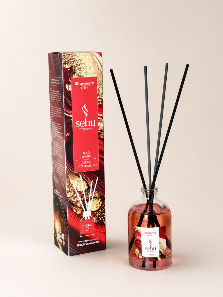 Sebu Çubuklu Ortam Kokusu Çilek 100 ml