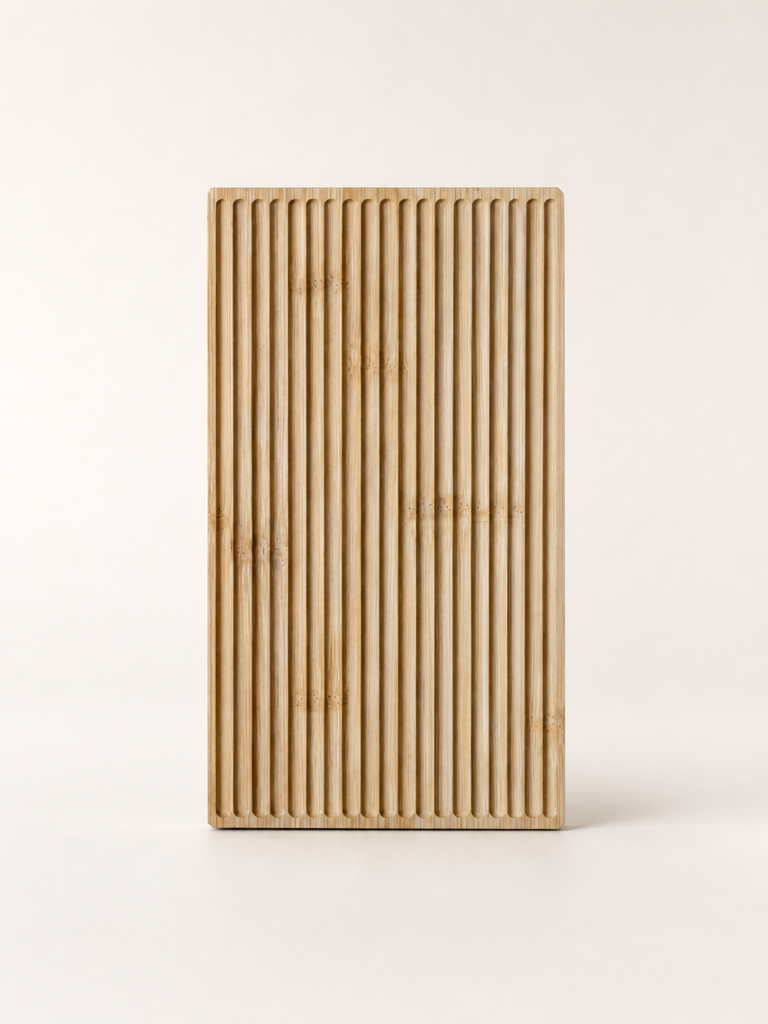 SVR Bambu Dalgalı Dikdörtgen Sunumluk 25x14 cm KOD:94758