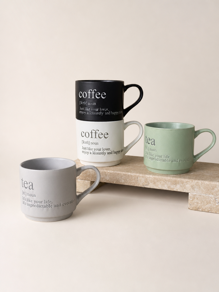 Tea-Coffee Porselen Kupa Seti 265 ml KOD:17866