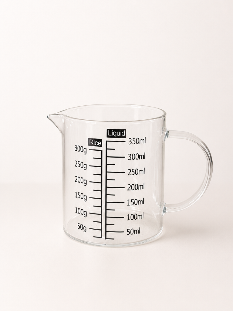 Tully Borosilikat Cam Ölçü Bardağı 350 ml KOD:123